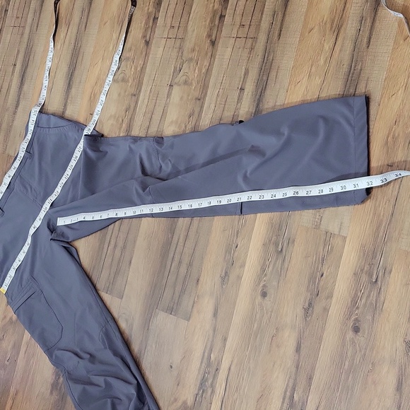 REI CO-OP Gray Regular Fit Adjustable Hem Water Resistant Hiking Pants - Picture 14 of 16